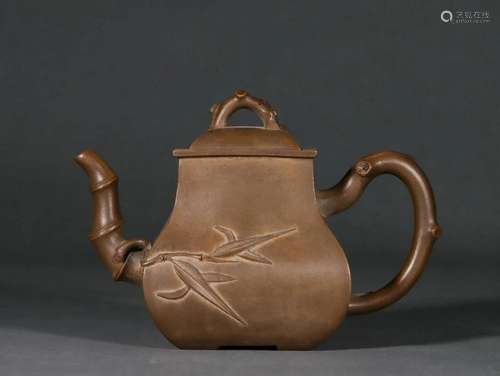 A Chinese Yixing Glazed Teapot