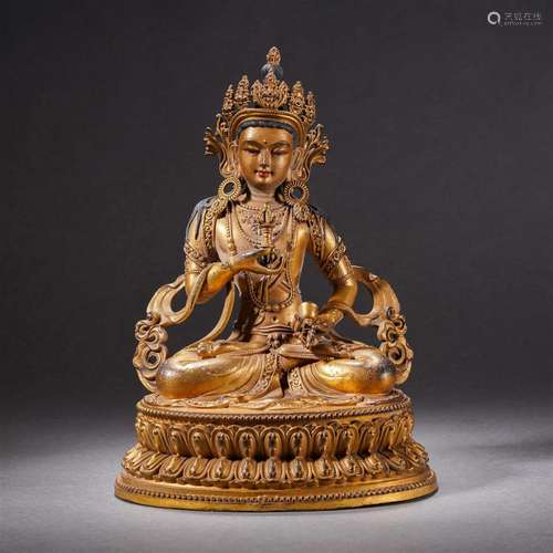 A Bronze-gilt Figure of Vajrasattva