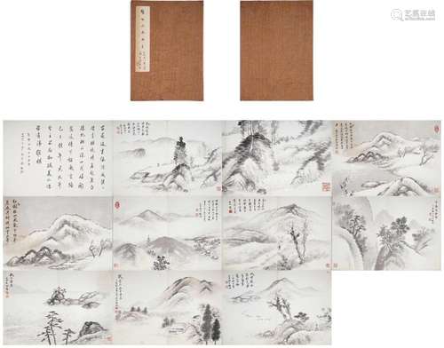 A Chinese Painting Album of Landscape