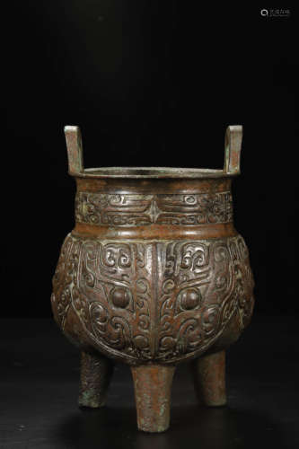 Bronze Ritual Conical Vessel