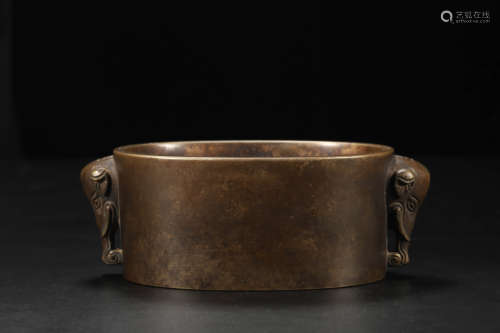 Bronze Double-Eared Censer