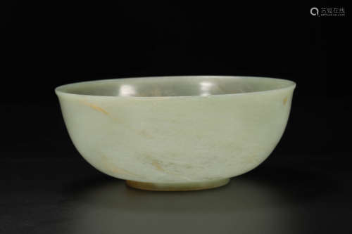 Hindustan Culture White Jade Bowl