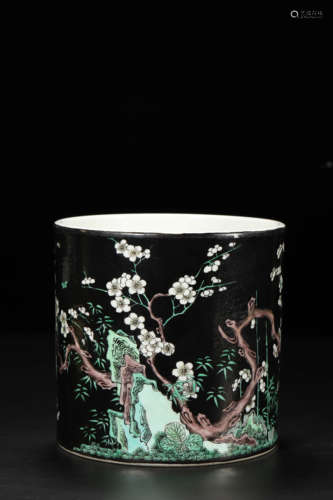 Sancai Glaze Brush Pot