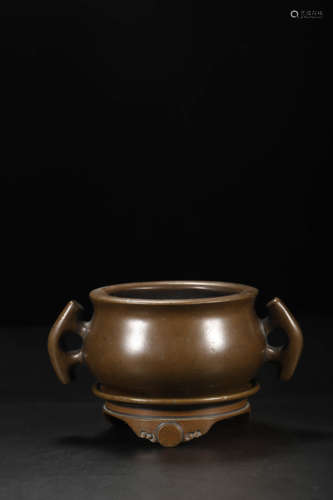 Bronze Double-Eared Censer