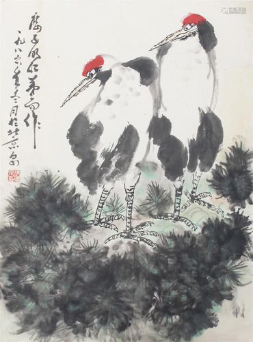 A FINE CHINESE PAINTING, ATTRIBUTED TO ZHANG FU QUAN