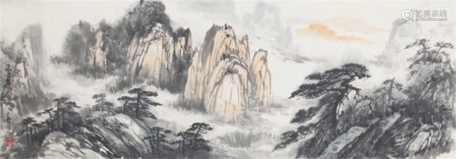 A FINE CHINESE PAINTING, ATTRIBUTED TO YANG XI YUAN