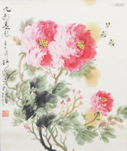 A FINE CHINESE PAINTING, ATTRIBUTED TO YANG JING RU