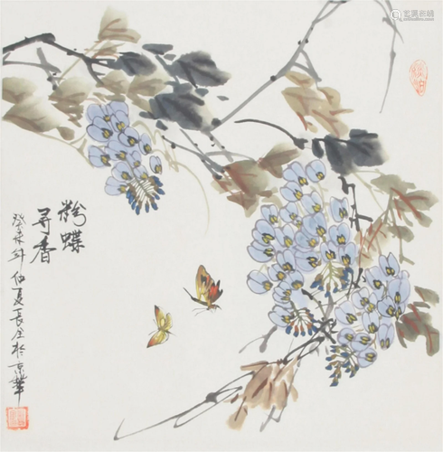 A FINE CHINESE PAINTING, ATTRIBUTED TO QIU CHANG QUAN