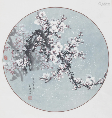 A FINE CHINESE PAINTING, ATTRIBUTED TO WANG JING WEN