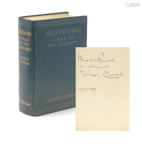 CONRAD (JOSEPH) Nostromo. A Tale of the Seaboard, FIRST EDIT...