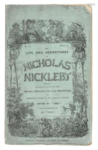 DICKENS (CHARLES) The Life and Adventures of Nicholas Nickle...