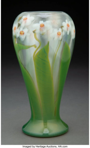 Tiffany Studios Favrile Glass Narcissus Paperwei