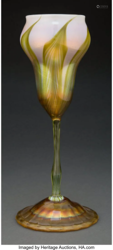 Tiffany Studios Favrile Glass Floriform Vase, ci