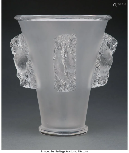 R. Lalique Clear and Frosted Glass Saint-Émilio