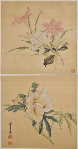 Tang Shishu (1831-1902)Flowers