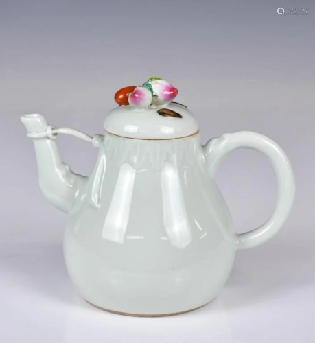 A Celadon Glazed Tea Pot Republican Period