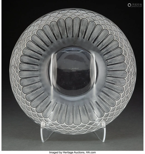 R. Lalique Clear and Frosted Glass Jaffa No. 1 P