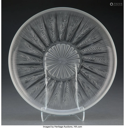 R. Lalique Clear and Frosted Glass Épis No. 3 C