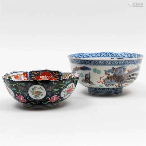 Two Japanese Porcelain Serving Bowls