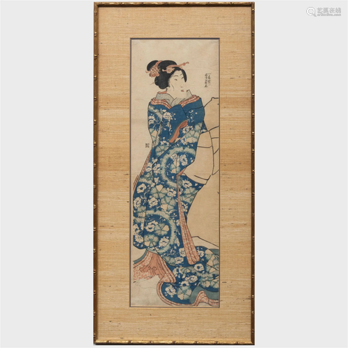 Utagawa Yoshikazu: Beauty, Diptych