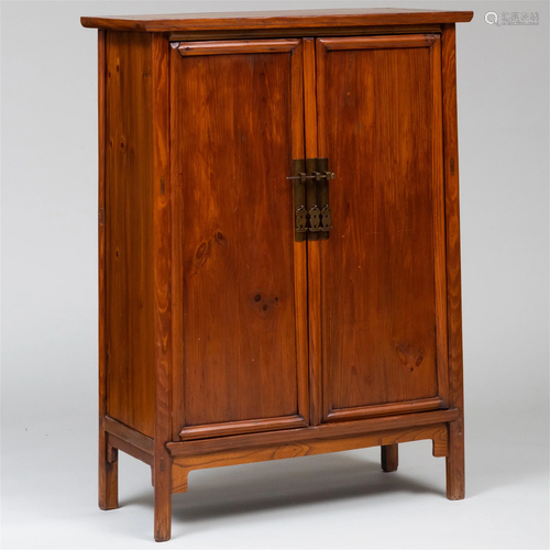 Chinese Tapered Wood Cabinet