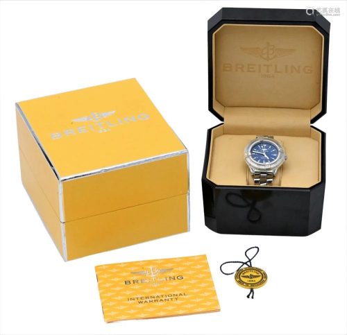 Breitling Chronometre Automatic Stainless, serial #474283, a...
