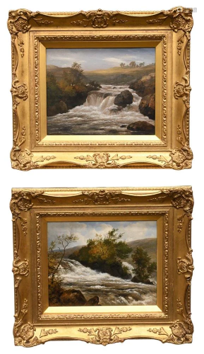 Edmund Gill (England, 1820 - 1894), pair of paintings, each ...