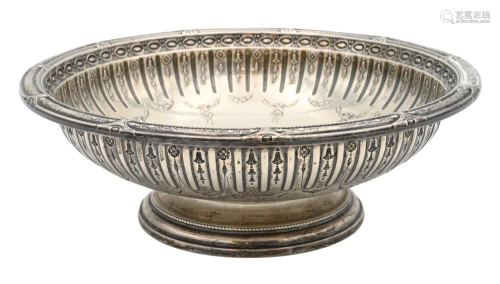Gorham Sterling Silver Footed Bowl, diameter 10 1/4 inches, ...