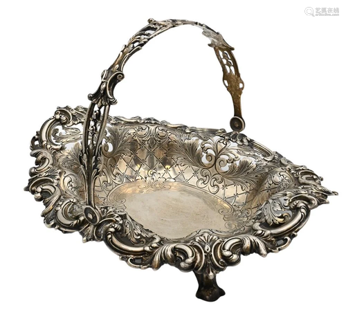 Tiffany & Company Sterling Silver Basket, having reticul...