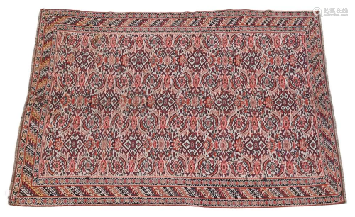 Oriental Throw Rug, flat weave, early 20th century, 4' ...