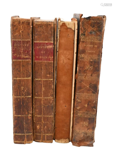 Four Books on The History of Virginia, volumes II and III, 1...