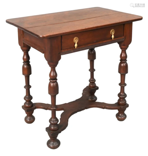 William & Mary Style Walnut Reproduction Dressing Table,...