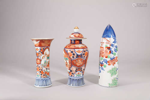 Group of Three Porcelain Items