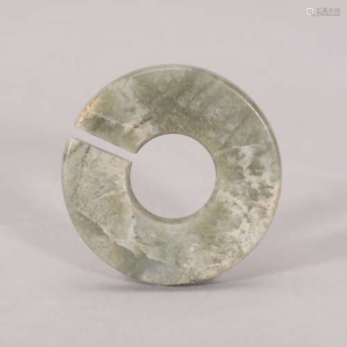 Liangzhu Culture Carved Jade Ornament