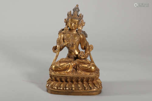 Gilt-Bronze Figure of Vajrasattva