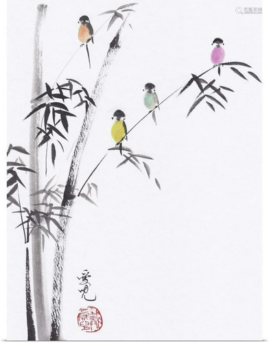 "Living In Harmony" by Oi Yee Tai Wall Art Poster ...