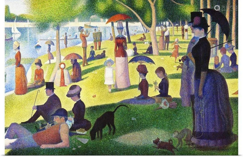 A Sunday on La Grande Jatte (1884) Rolled Print Wall Art