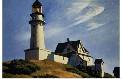 Lighthouse at Two Lights, 1929 Wall Art Print