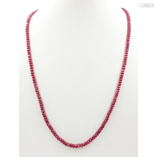 Ruby beads string