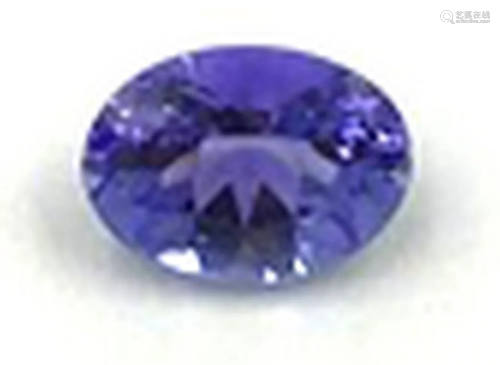 1.17 Carat Oval Cut Tanzanite Gemstone