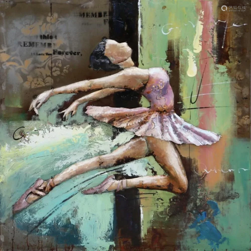 Prima Ballerina Dance Unique Artwork 3D Painting