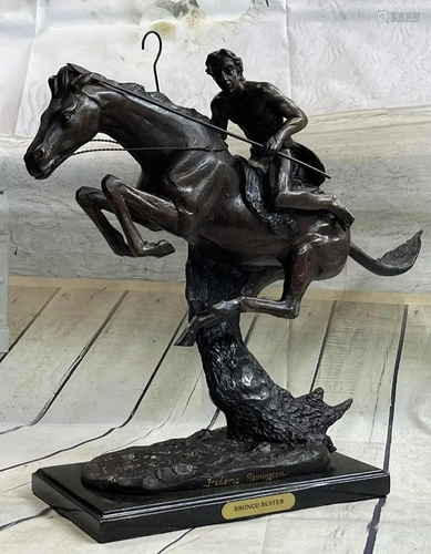 FREDERIC REMINGTON BRONZE ''THE CHEYENNE'...