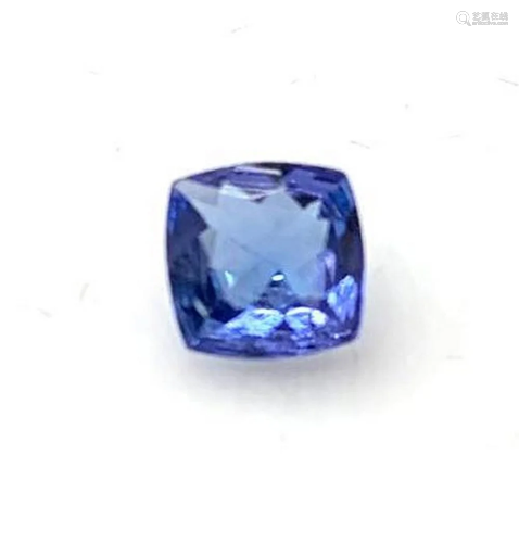 0.53ct Cushion Faceted Tanzanite Gemstone