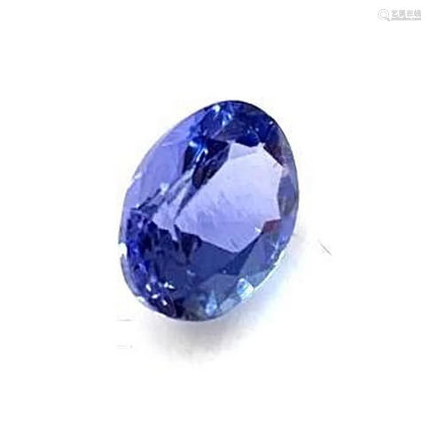 1ct Oval Faceted Tanzanite Gemstone