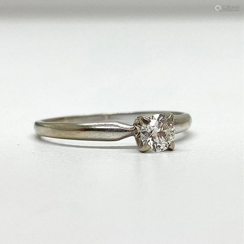 14KT White Gold Ladies Hand Assembled Custom Made Diamond So...