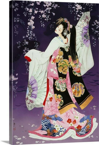 "Sagi No Mai" by Haruyo Morita Wall Art on Canvas