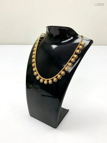 10Kt Custom Designed Cleopatra Ladies Necklace