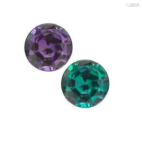 Round Cut Natural Alexandrite - Extra Fine AAA+ Graded - Bra...