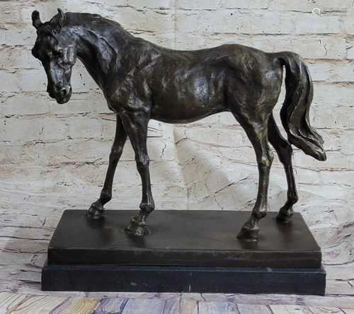 Large Arabian Horse Bronze Sculpture Statue By P.J Mene Hot ...