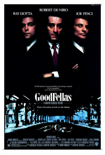 Good Fellas (1990) Movie Poster Print